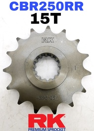 RK Japan Front Sprocket Honda CBR250RR New 14T / 15T Premium Sprocket Depan CBR CBR250 RR 250 Spare