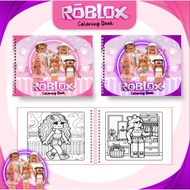 [PDF] 50+ Pages Roblox Girl Coloring Book | Buku mewarna kanak2 | A5 Size HD | PDF Instant Download