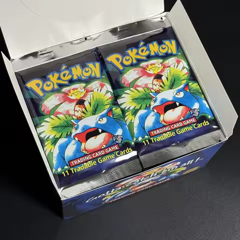1ST Edition Base Set 1999 Booster Pack TCG Base Set Unlimited Game Cards Pokemon Charizard Blastoise