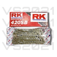 โซ่ RK 420-120 ข้อ (สีดำแบบติดรถ) โซ่ 420 โซ่ RK โซ่อาร์เค โซ่มอไซค์ โซ่รถมอเตอร์ไซค์