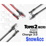Hippo Toms2 Usb Micro Fast Charging Cable Data Micro 100cm