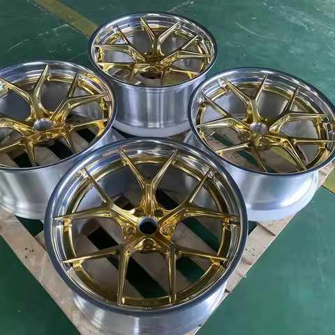 Factory direct sales 2 piece wheel 24 inch 6061-T6 alloy custom forged car wheel rim