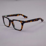 High-quality Acetate Male Square Frame Glasses Vintage for Female Reading Anti-blue Myopia Eyewear