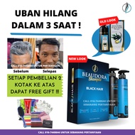 Perwarna Rambut Hitam Hair Care Dye Natural Color Pewarna Black Essence Uban Shampoo Warna Coloring Halal Sah Solat