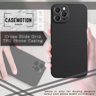 Xiaomi Pocophone Poco X3/X3 Pro/X3 NFC/M3 Crossline Slide Grid Rubber TPU Phone Case Casing Cover