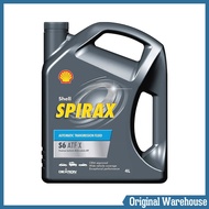 Shell Spirax S6 ATF X น้ำมันเกียร์ ออโต้ ปริมาณ 4 ลิตร Dexron VI , LV , WS , DW-1 , SP lll