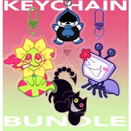 Silly Deltarune Keychain Bundle