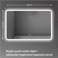 Smart Bathroom Mirror Beauty 3-colors Light Mirror Beauty Lighting Mirror with Defogging Bathroom Mi