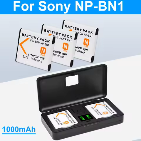 NP BN1 NP-BN1 NPBN1 Camera Battery with LED dual slot charger For Sony DSC-QX10 DSC-QX30 DSC-TX10 DS