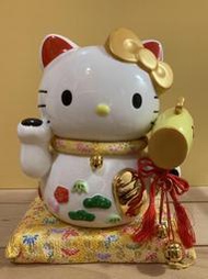 （出清）2002 Hello Kitty 瓷器招財貓