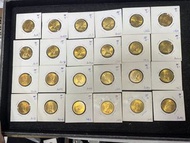 1980年香港伍毫硬幣（A0187 A0969 2717 A029 A033 A0954 A0141 A0195 A044 A028 A0206 1042 A0201 0966 0964 2712 1