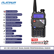 PLATINUM by BAOFENG UV-5R Dual Band Professional Two Way Radio (NTC Type-Approved)