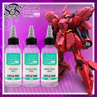 Acrylic Paint 60ml IRO Paint Solvent Based Airbrush Pre-thinned Paint Top Coat Clear Series DIY Gund