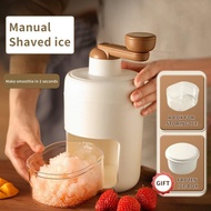 Portable hand-cranked shaved ice machine household ice maker machine cone fruit smoothie snow summer cold drink fruit milk smoothie blender Kitchenware Steel