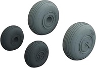 Edudo EDU648573 1/48 Brass Mi24V Wheel (For Zbezda) Plastic Model Parts