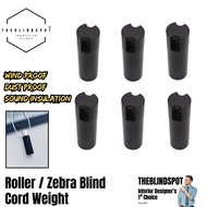 TheBlindSpot Cord Weight Blinds Accessories for Zebra Blinds / Roller Blinds