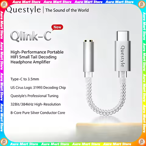 Questyle Qlink-C Hifi Dac Amplifier Cx31993 Decoding Chip Dac Headphone Accessories Amplifier 100db 