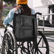 [Amleso2] Wheelchair Backpack Bag Wheelchair Pouch for Senior Elderly Wheelchair Users