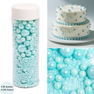 130g/4.58 Oz Blue Cake Decoration Sprinkles- Baking Decoration Cake Decoration, Cake Birthday Weddin
