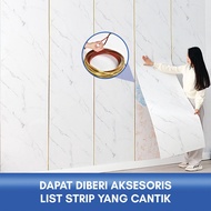 Estation - Vinyl Marble Foam Wall Paper Roll Sticker Room Decoration Pet 120 X