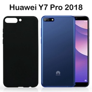 เคส ซิลิโคน สีดำ หัวเว่ย วาย7 โปร 2018 หลังนิ่ม Matte Case Silicone For Huawei Y7 Pro 2018 (5.99) Black