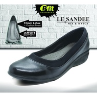 [LESANDEE] Office Ladies Shoes x Black PMC-519-F51