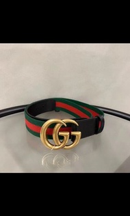 Gucci 经典帆布皮带 $2690SIZE 75 80 85 90 95