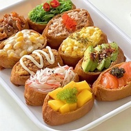 Inari Sushi Japanese Style Oil Tofu Lucky Bag Sushi Ingredients Flavor Fu Oil Yang Corn Kernels Sala