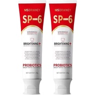 MS DRWIKEY Probiotics Bright White Toothpaste,Super Probiotic-6,Deep Cleaning Care Toothpaste, Fresh