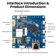 ESP32 Module AI Voice Chat with Display Intelligent Assistant Supports AI Deepseek Qwen Model Type-C