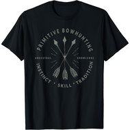 Primitive Bow Hunting Archery Bow Hunter T-Shirt