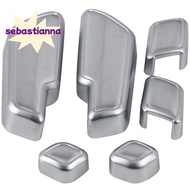 6Pcs Chrome Car Door Seat Adjust Buttons Switch For - E Class W204 W205 W212 W218 X204 X166 C E   ML