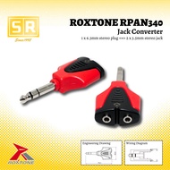 Jack Converter 2 ROXTONE RPAN 340 3,5mm Stereo to akai 6,3mm stereo