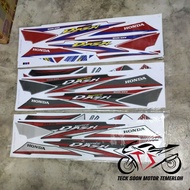 Stiker sticker body stripe cover set (2) honda wave dash R dash110 dash 110 v2 dash 2 TBM