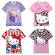 【S-4XL】Hello Kitty shirt for woman kt tshirt 2
