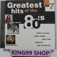 CD THE GREATEST HITS OF THE 80'S 7. tracey ullman ultravox duran duran china crisis hot chocolate bl