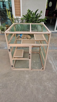 กรงสัตว์เลี้ยง D.I.Y. ขนาด100*90*90