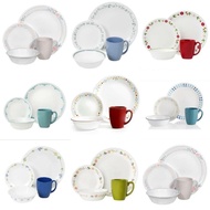 Corelle Livingware Country Cottage 16pcs Dinnerware Set Tableware Pinggan Corelle Mangkuk Plate Bowl