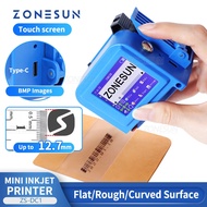 ZONESUN ZS-DC1 Inkjet Printer Handheld 12.7mm Date Coding Machine QR Code Barcode Batch Printer