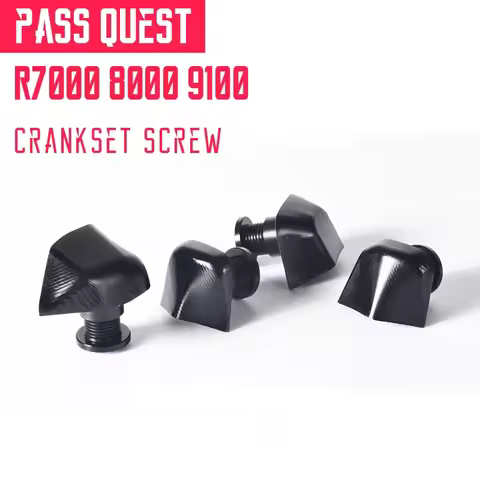 Pass Quest Chainring Bolts Alloy 7075 Crankset Screws Nuts for UT R7000 R7100 R8000 R9100 R9200 DU R
