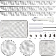 RV Flying Insect Screen for RV Water Heater Vent Cover Protects RV Furnaces from Insects Stainless Steel Mesh with Installation Tool 20" x 1.5" &amp; 2.8''x1.3'' &amp; 8.5" x 6" x 1.3" &amp; 4.5'' x 4.5'' x 1.3'