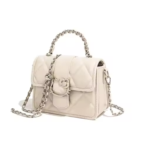 Sanrio Hello Kitty New Women's Shoulder Bag Brand Original Women's Mini Handbag Cartoon Cute Women's