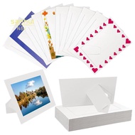 30 Pack Photo Frames Paper Picture Frames Standing White Cardboard Photo Frames for 4 X 6Inch Photos