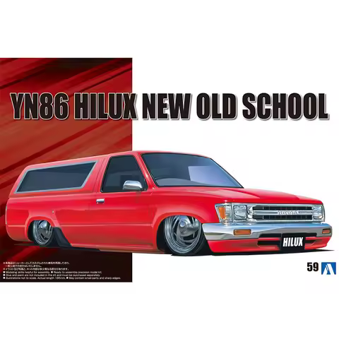 Prefabricated assembly model Aoshima-05700 1/24 YN86 HILUX NEW OLD SCHOOL 1995 Car Model Kit