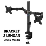 Monitor Bracket TV LED / Bracket LCD Monitor PC Gas Spring 13-32 inch Satu ARM dan Dua ARM / Monitor