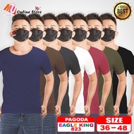 MU BAJU LELAKI PAGODA STYLE EAGLE KING / MULTICOLOR ROUND NECK TSHIRT / COTTON TSHIRT EAGLE KING / B