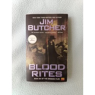 Blood Rites (The Dresden Files #6) by Jim Butcher [Preloved] Urban Fantasy Fiction Mystery Paranorma