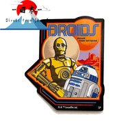 [Direct from Japan]
STAR WARS Character Sticker R2D2 & C3-P0 SW1011