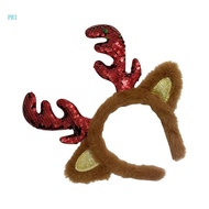 pri Deer Antlers Headband Christmas Deer Antlers Costume Animal Deer Ears Headband