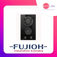 FUJIOH FH-GS2525 SVGL SINGLE BURNER TEMPERED GLASS GAS HOB